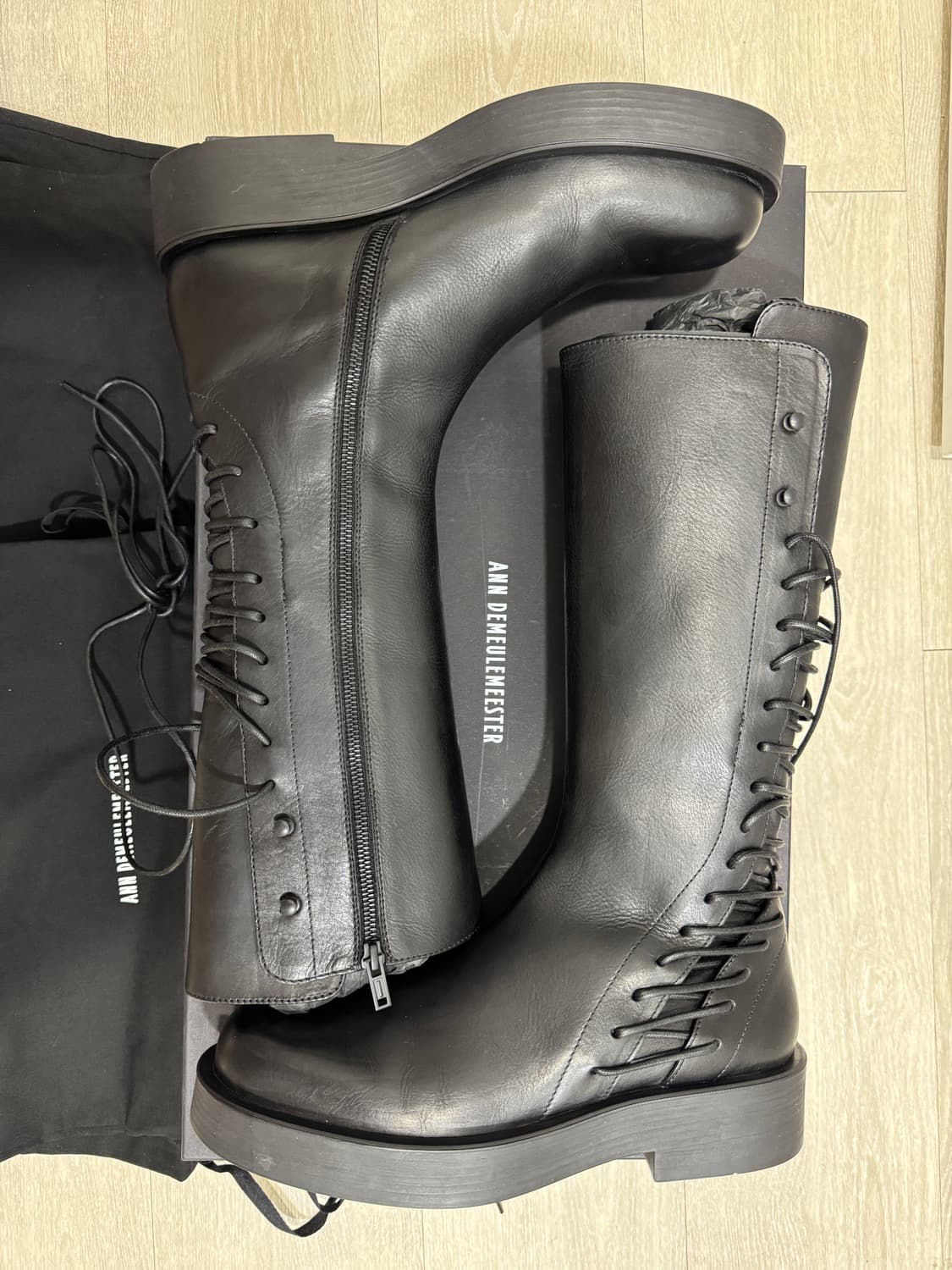 앤드뮐미스터 백레이스 부츠 40사이즈 MICK BOOTS 상품이미지3