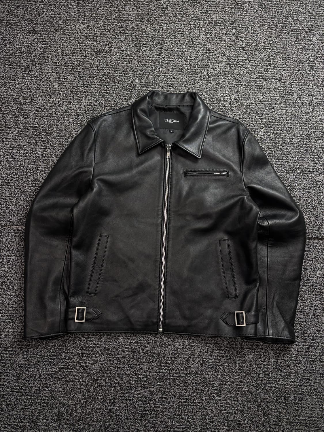 도프제이슨 램스킨 블랙 트러커 양가죽 자켓 1979 상품이미지2