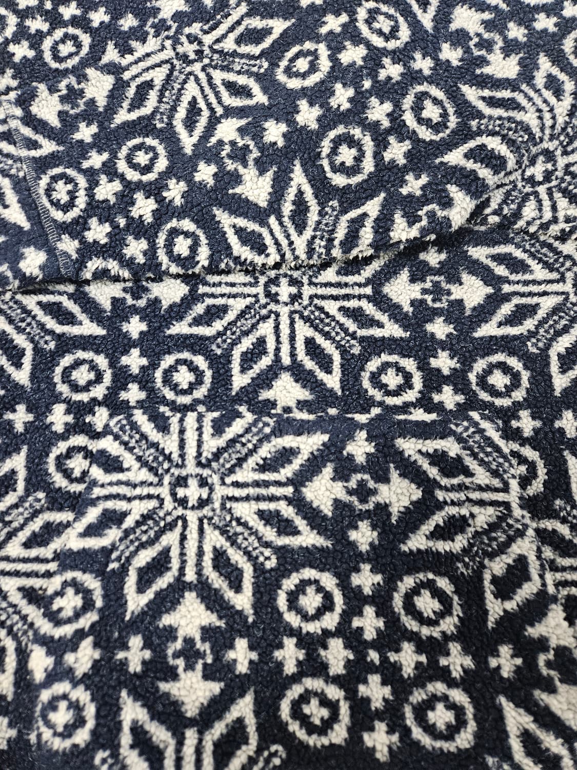 오일릴리 정품 일본판 아즈텍 브이넥 신칠라 플리스 후리스 빈티지 XL 상품이미지3