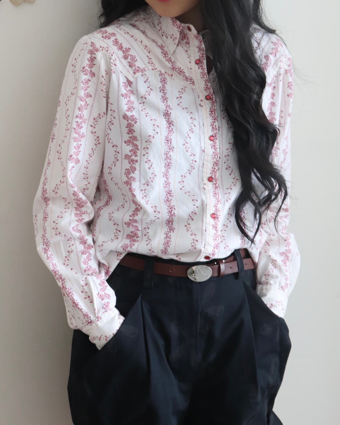 Vintage Western Floral Shirt 상품이미지7
