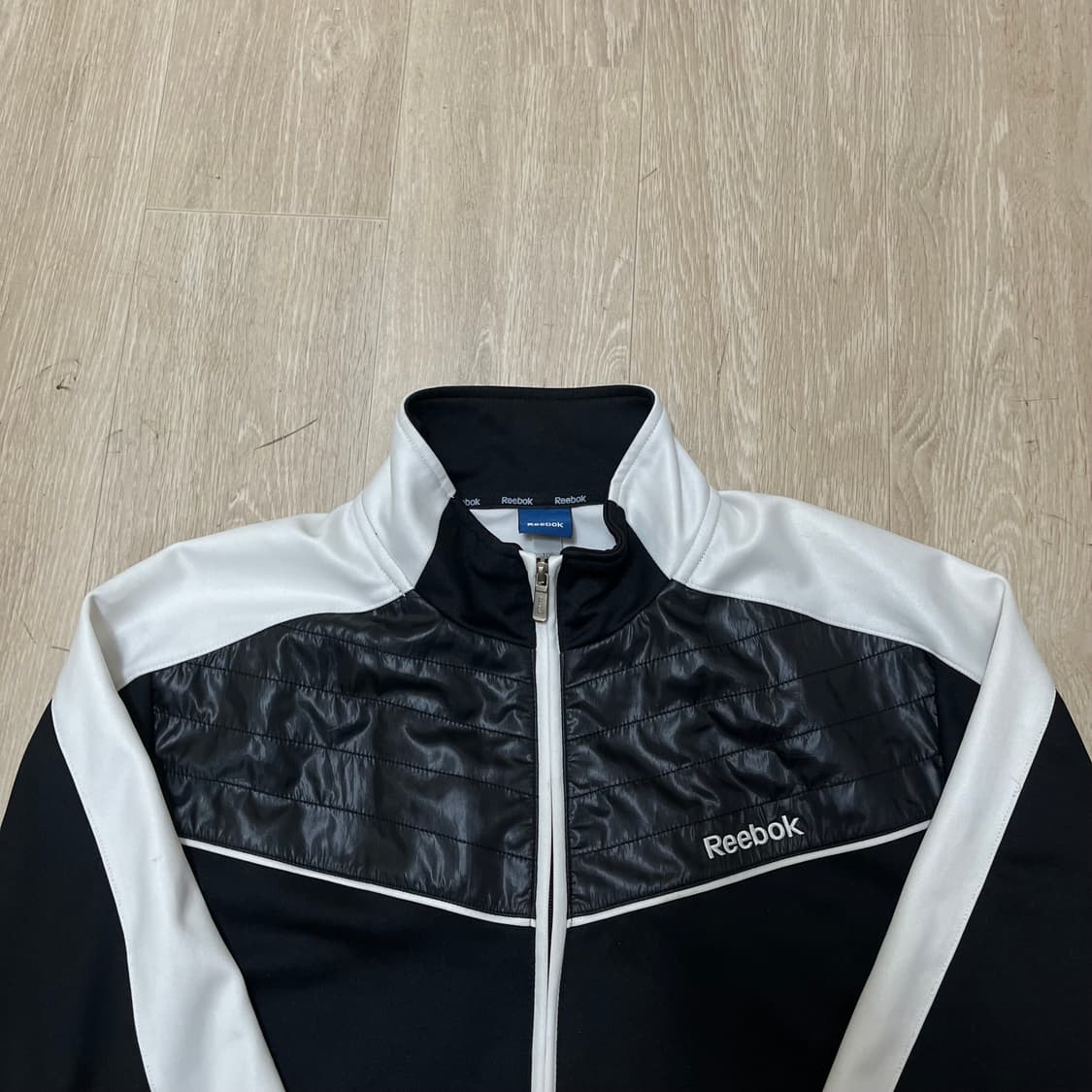 리복 올드스쿨 자수로고 배색 트랙탑 져지 XL(105) 상품이미지5