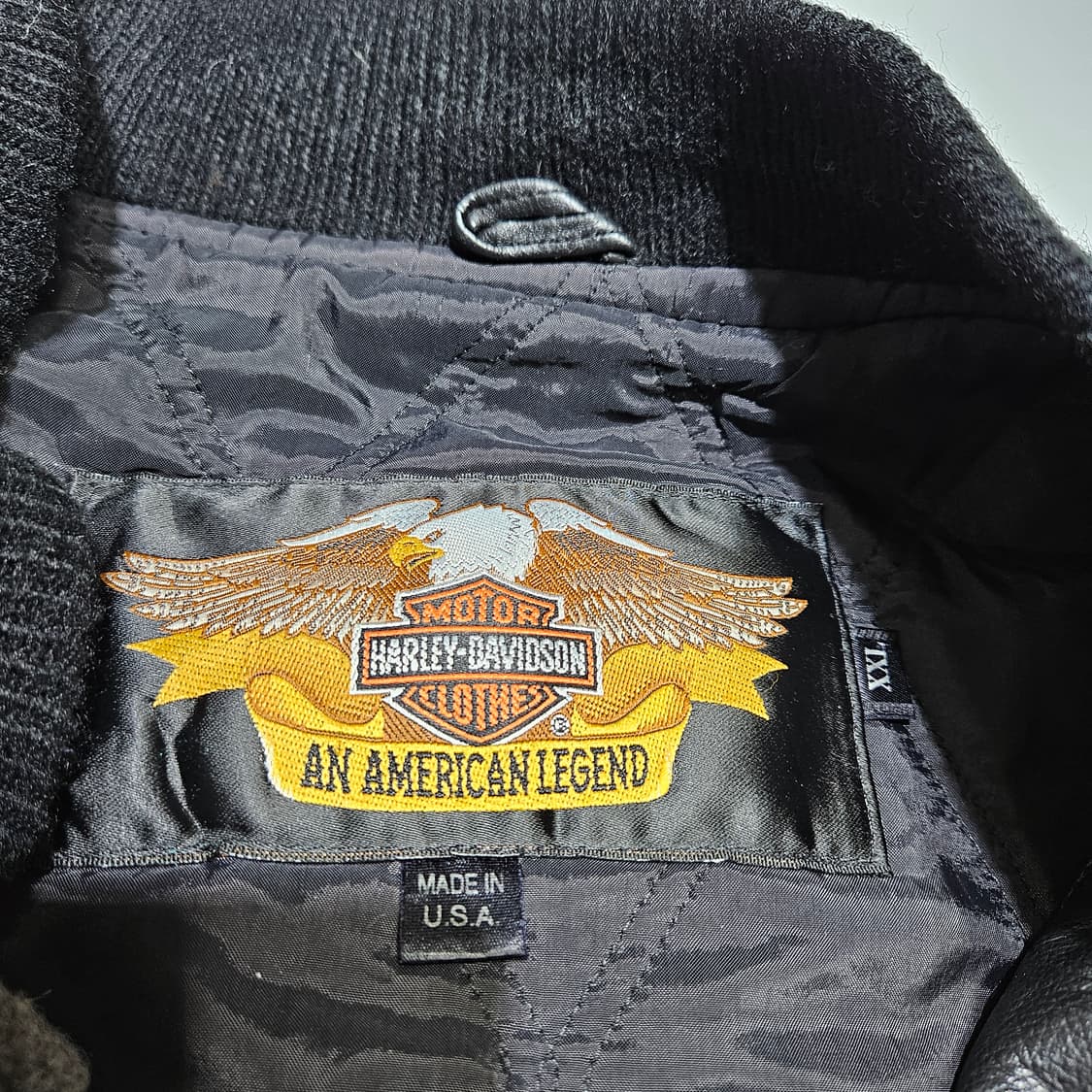 할리 데이비슨 울 레더 자켓[XXL] 상품이미지6