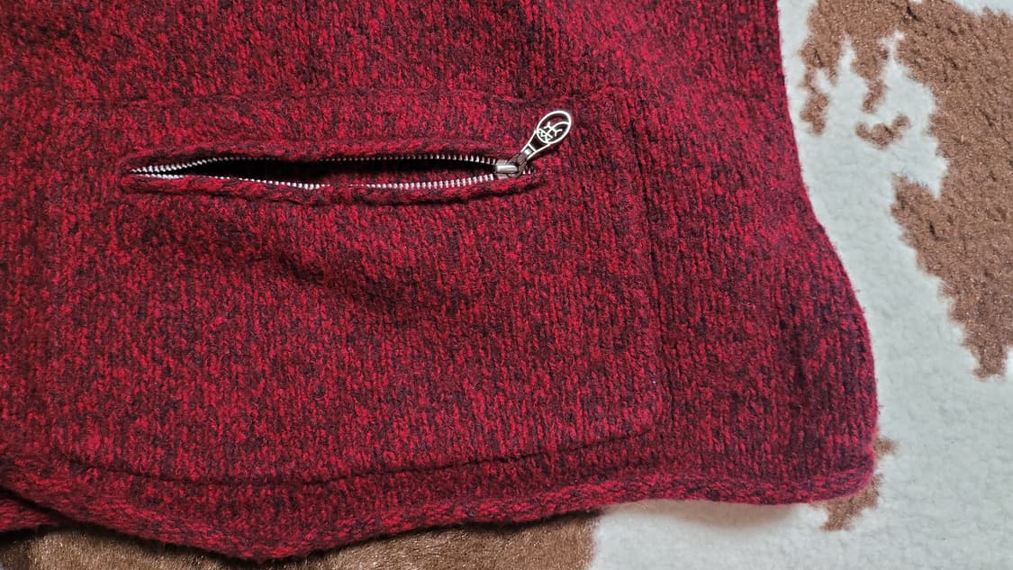 일본 빈티지 까스텔 바작 모직 조끼 S 상품이미지4