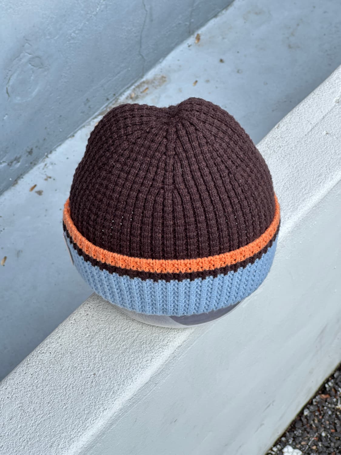 [F] 마르니 유니클로 콜라보 배색 니트 비니 모자 상품이미지2