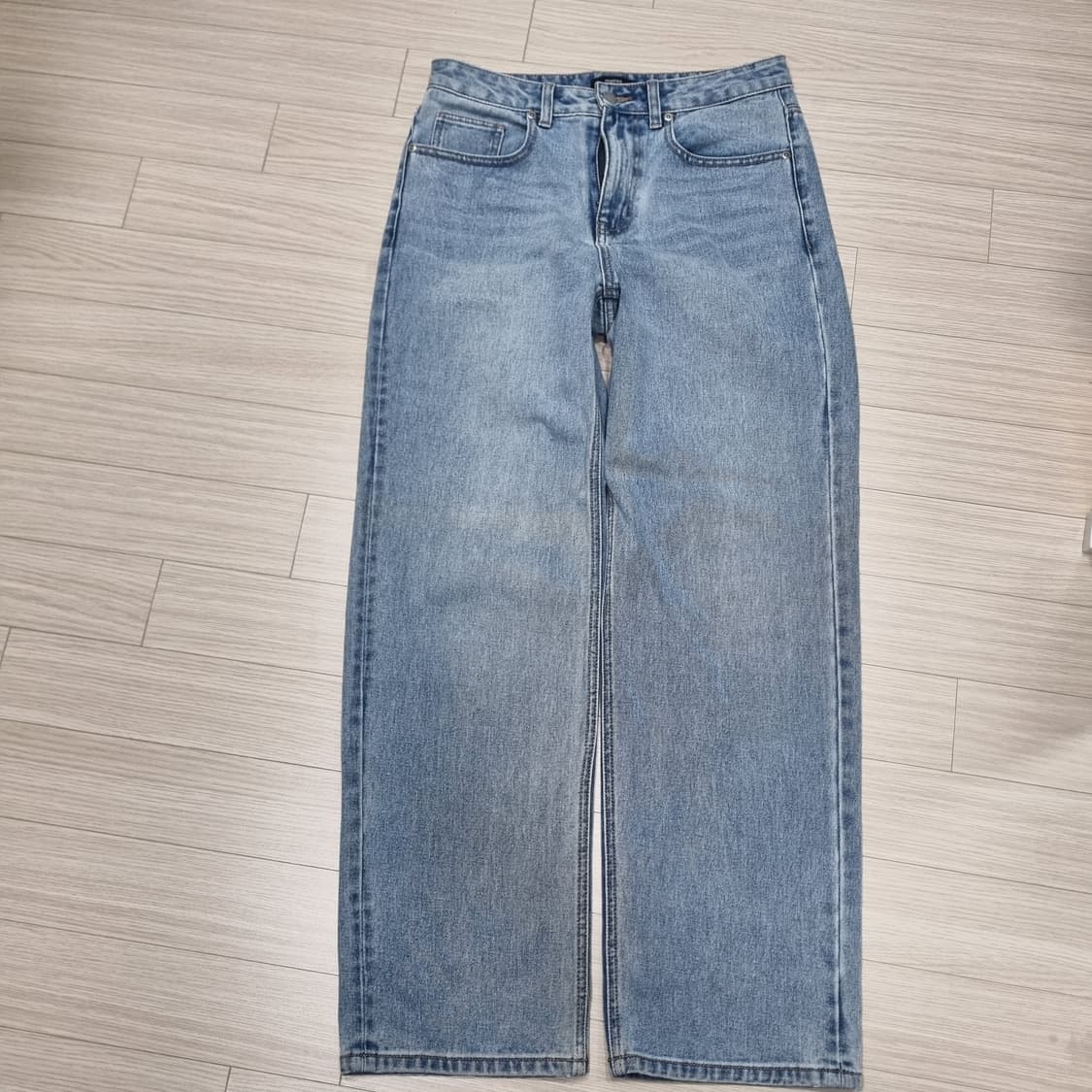 무탠다드 루즈 스트레이트 데님 라이트 인디고 30사이즈 상품이미지4
