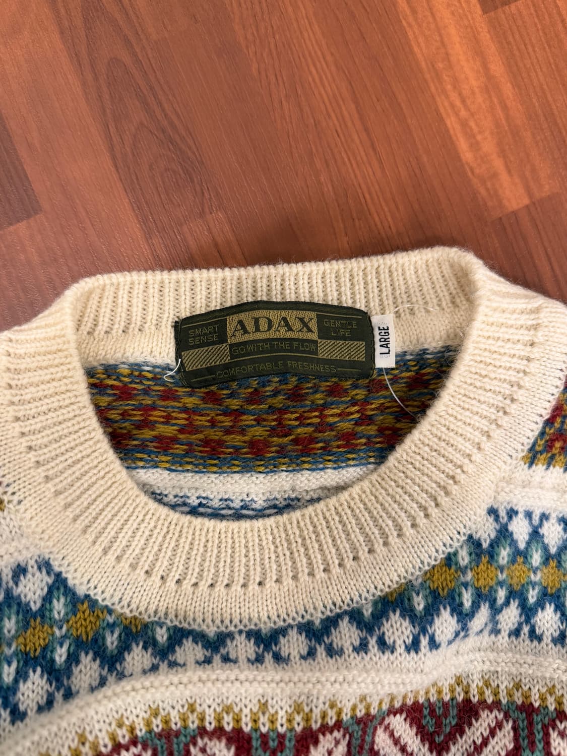 Vtg 빈티지 노르딕 울 니트 상품이미지6