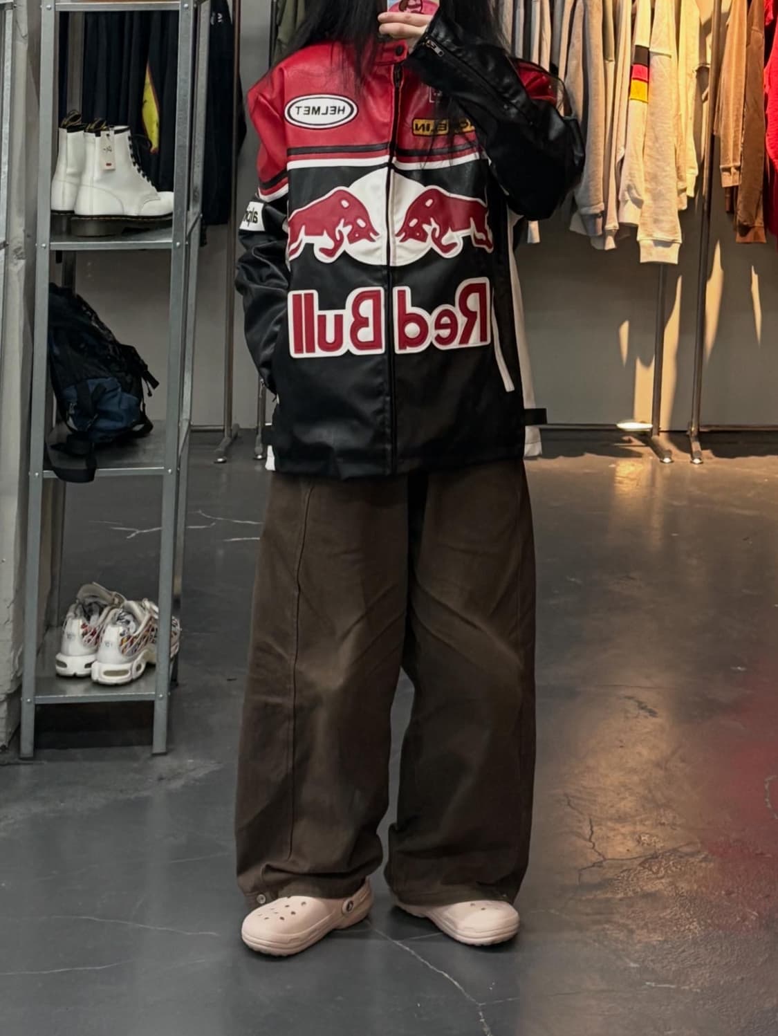 레드불 레이싱 가죽 자켓 A3112 상품이미지1