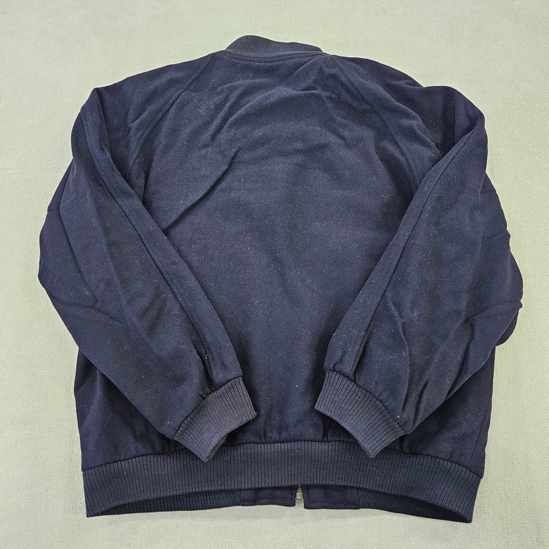 [L] 아디다스 빈티지 90s 울 블루종 봄버 자켓 0115YH1 상품이미지4