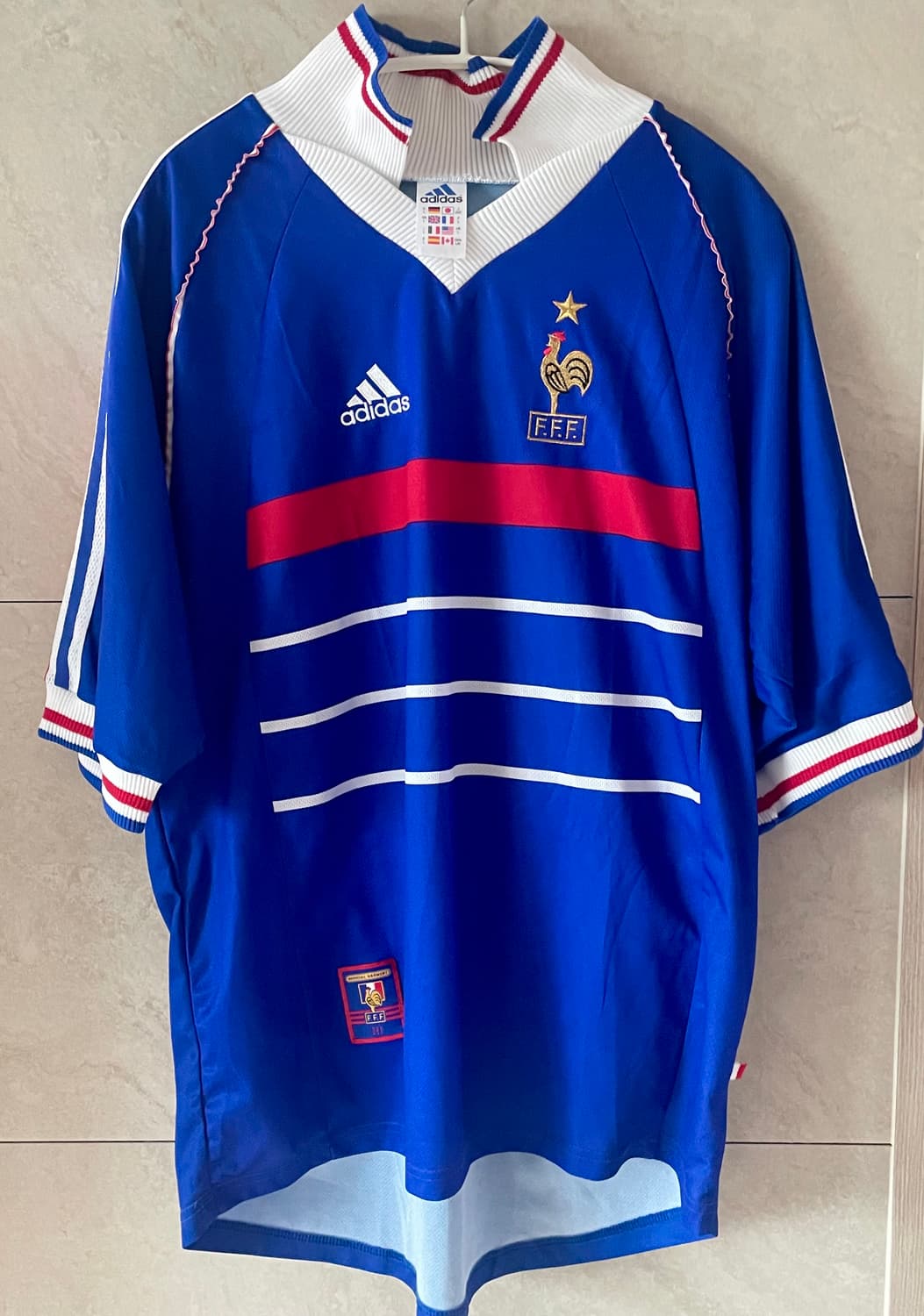 [2XL] 1998년 프랑스 국대 유니폼(노마킹) 상품이미지1