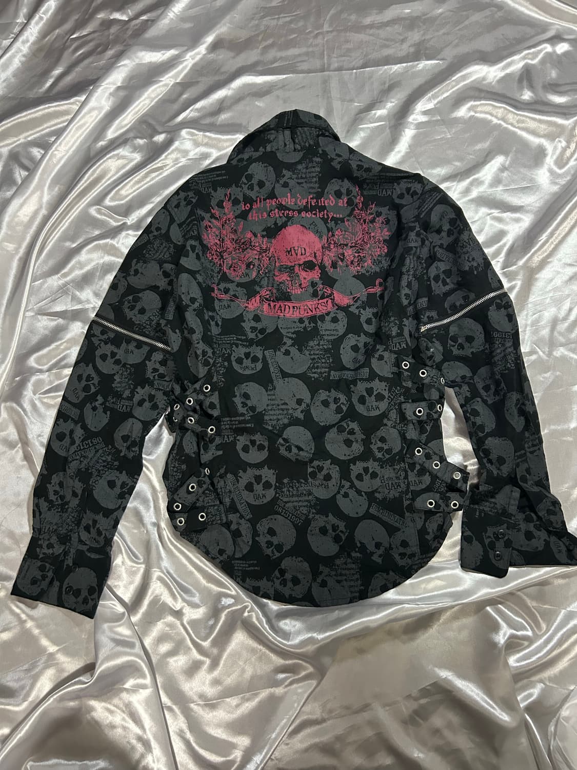 Mad Punks skull shirt 상품이미지5