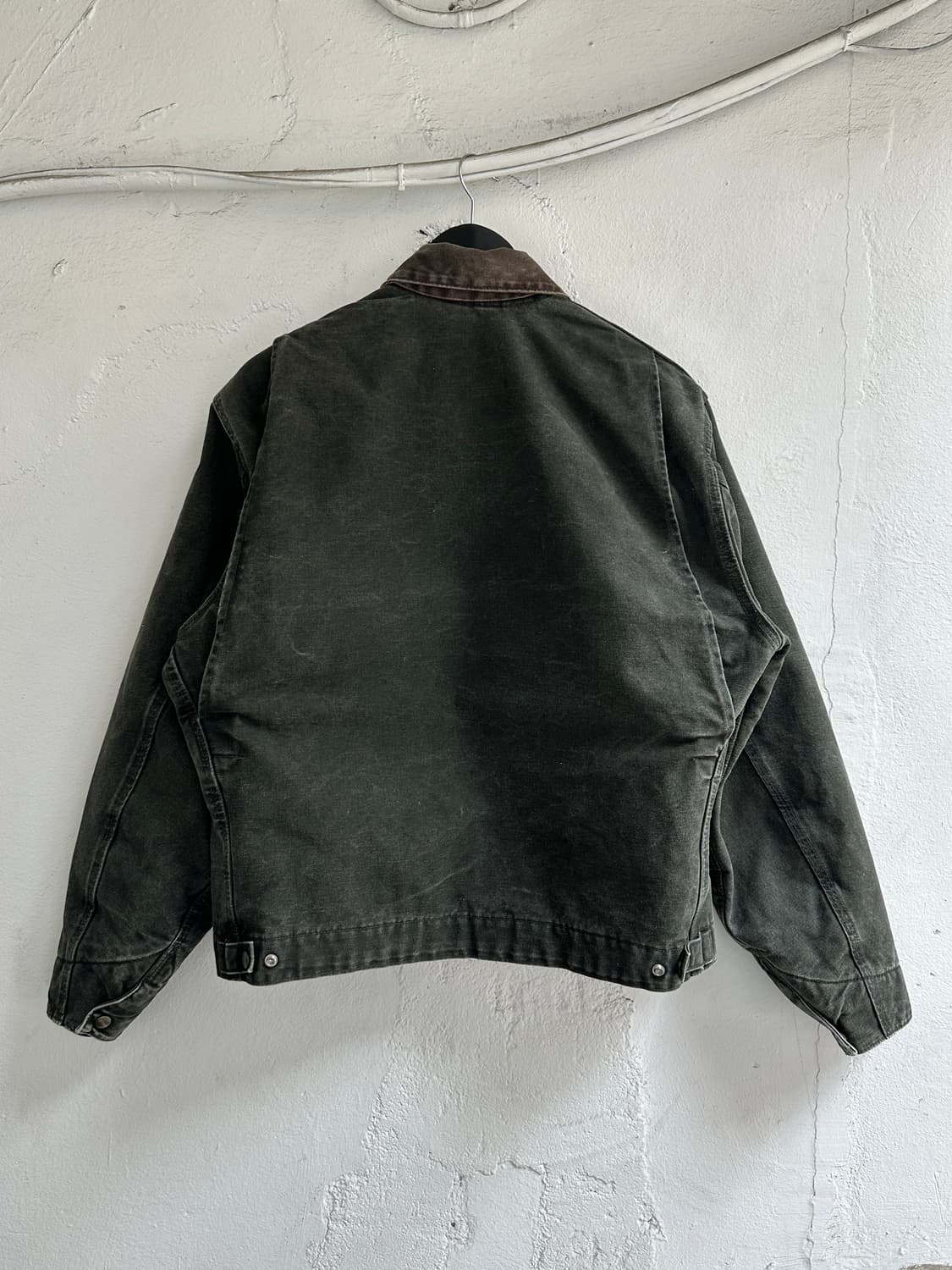 OG 00's 칼하트 J97 디트로이트 MOS 칼하트 자켓 모스그린 상품이미지4