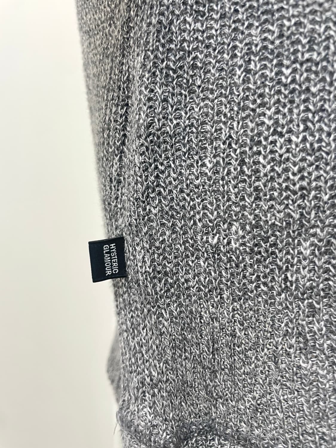 HYSTERIC GLAMOUR gray melange embroidery 상품이미지7