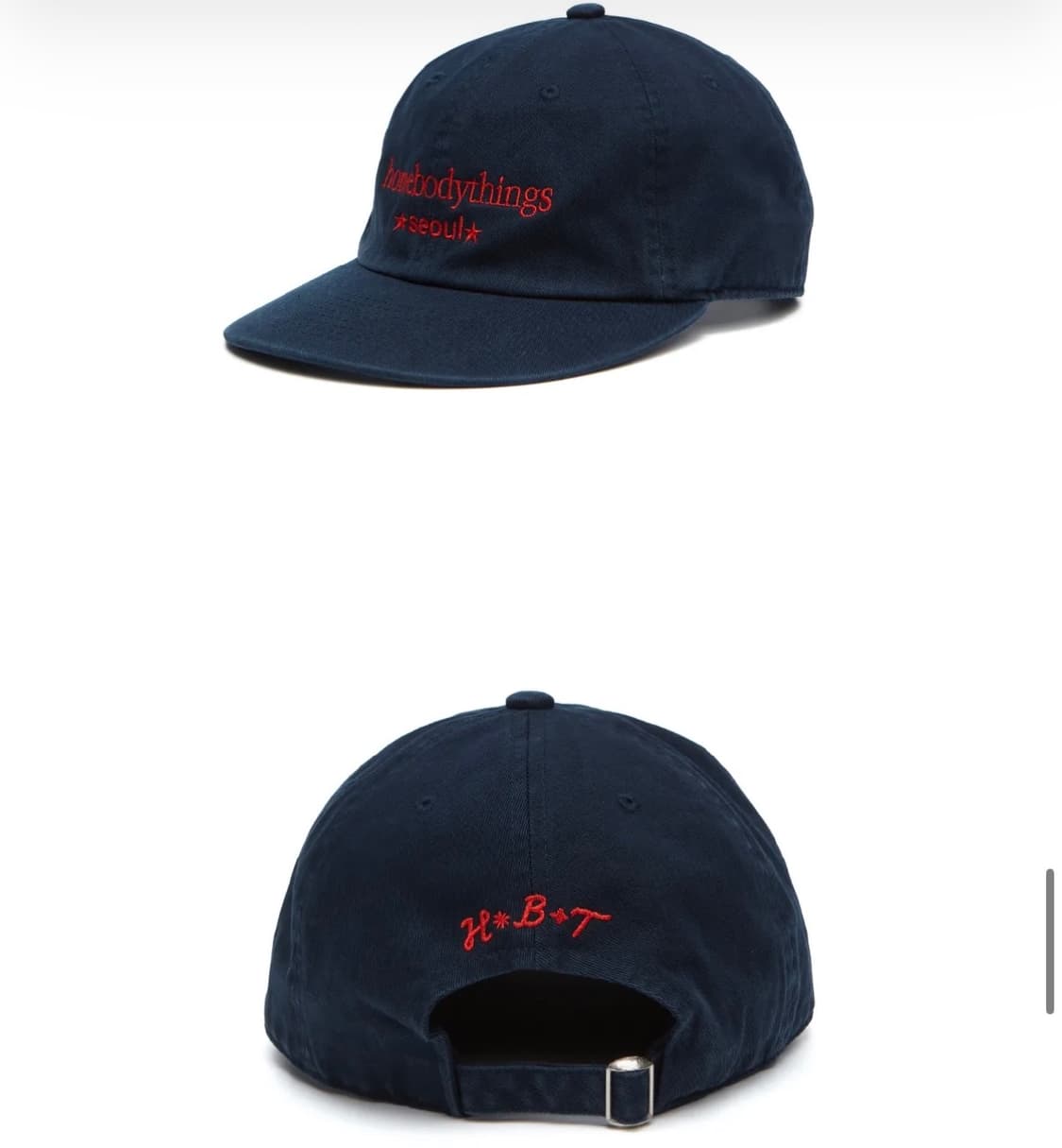 홈바디띵즈 homebodythings seoul cap (navy) 상품이미지3
