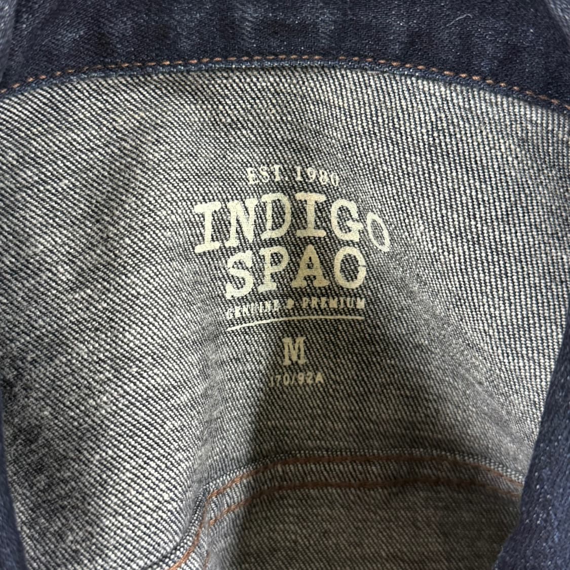 [M] 스파오 인디고 (INDIGO SPAO) 데님자켓 청자켓 상품이미지5