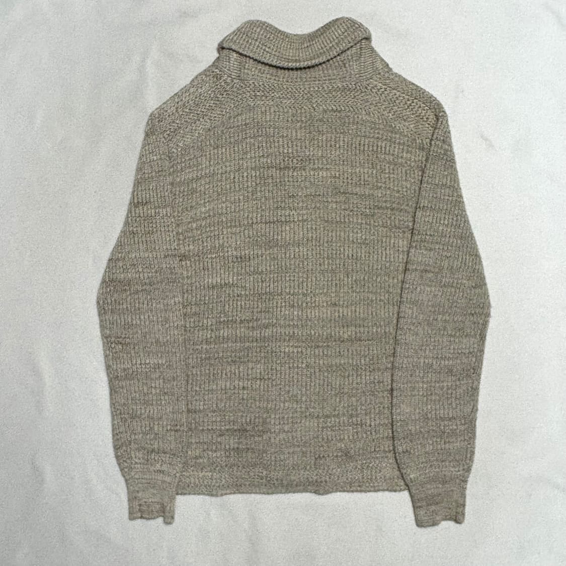 L 폴로 랄프로렌 오트밀 숄카라 코튼 가디건 상품이미지3