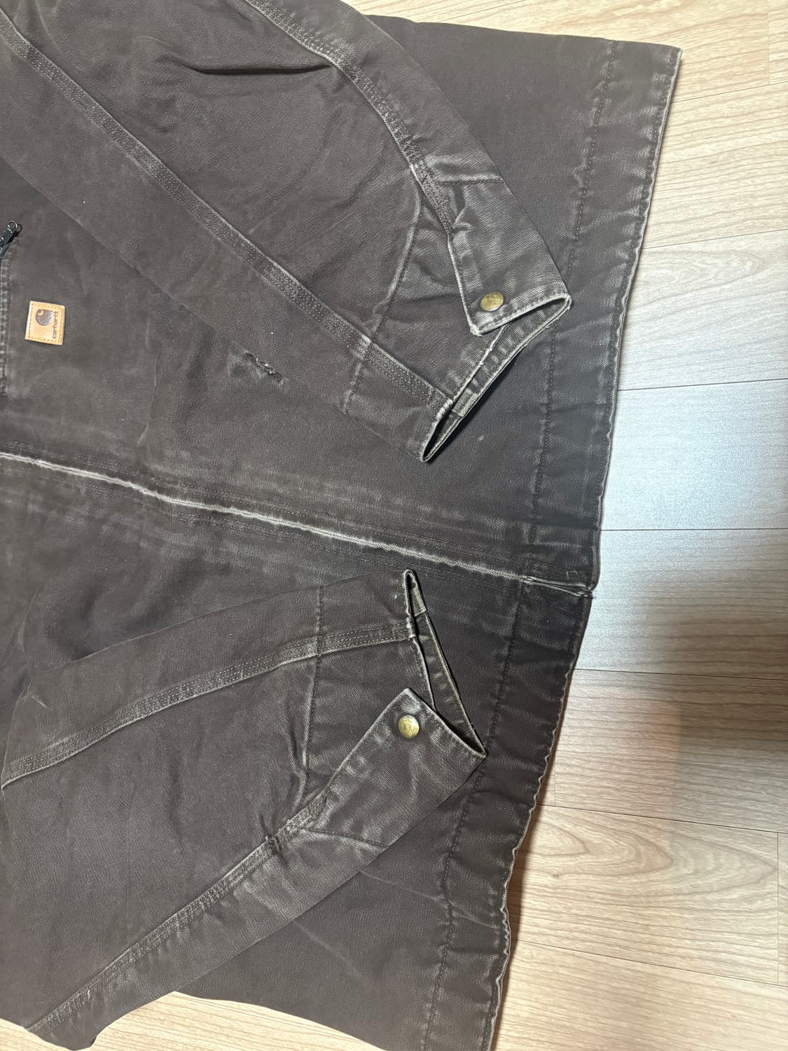 [3XL] 칼하트 빈티지 디트로이트 다크브라운 j97 dkb 상품이미지4