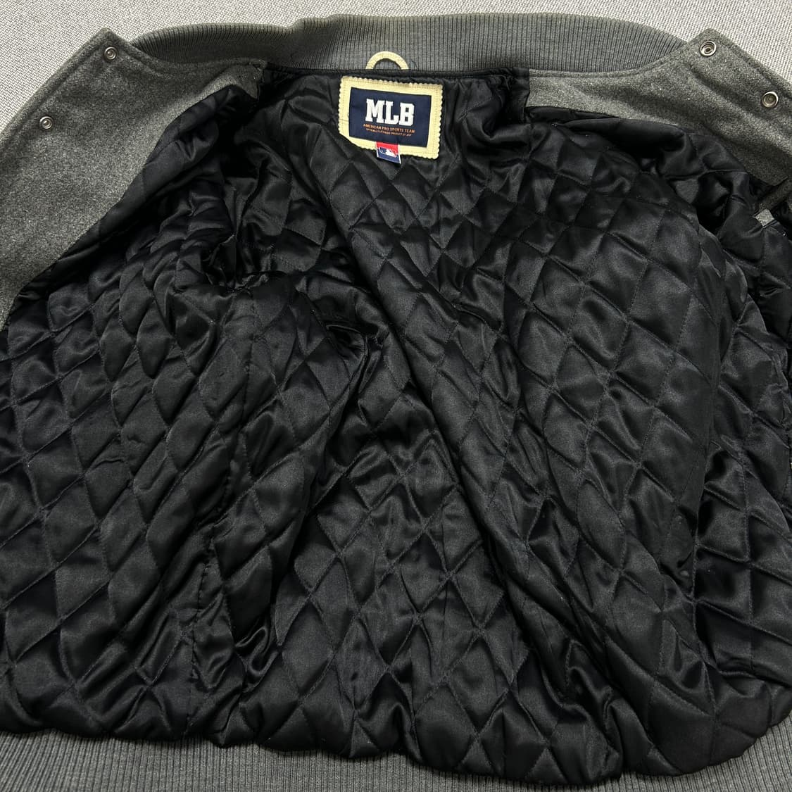 MLB 오클랜드 누빔 모직 바시티자켓(100) 상품이미지10