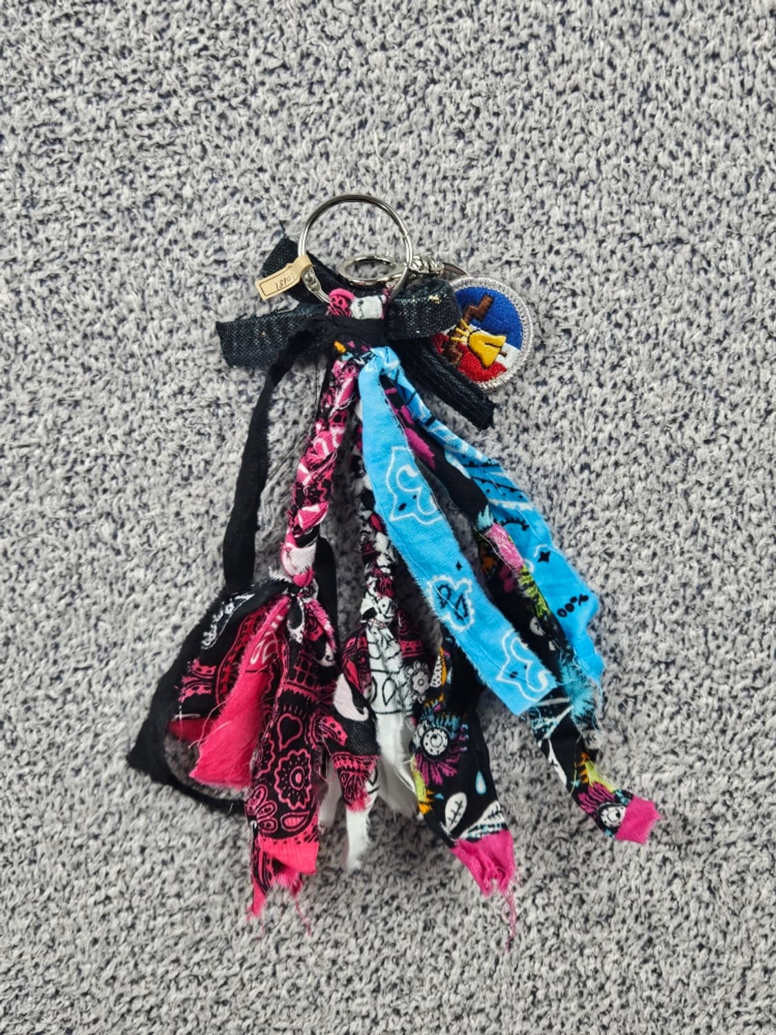 핸드메이드 커스텀 패치 반다나 카라비너 키링 ( OS ) / 10681 상품이미지5