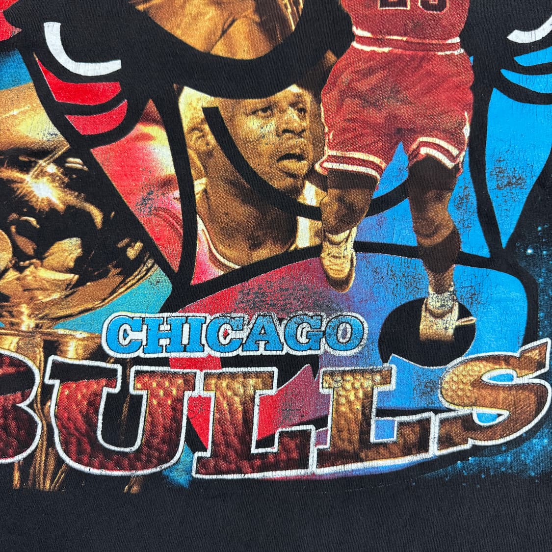 빈티지 90s Chicago Bulls Rap Tee 시카고불스 랩티셔츠 상품이미지6