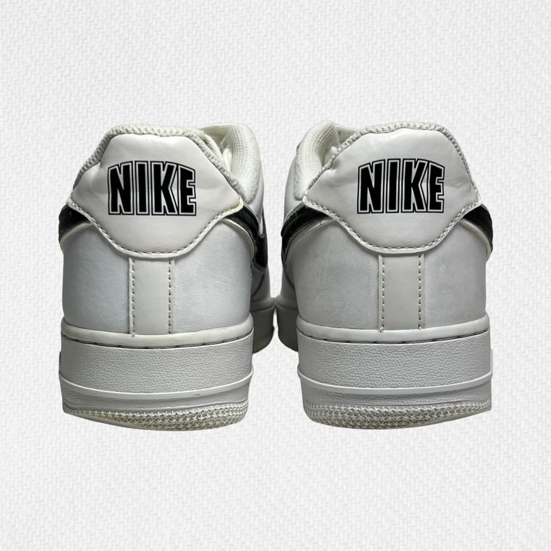 260 나이키 에어포스1 로우 화이트 블랙 상품이미지7