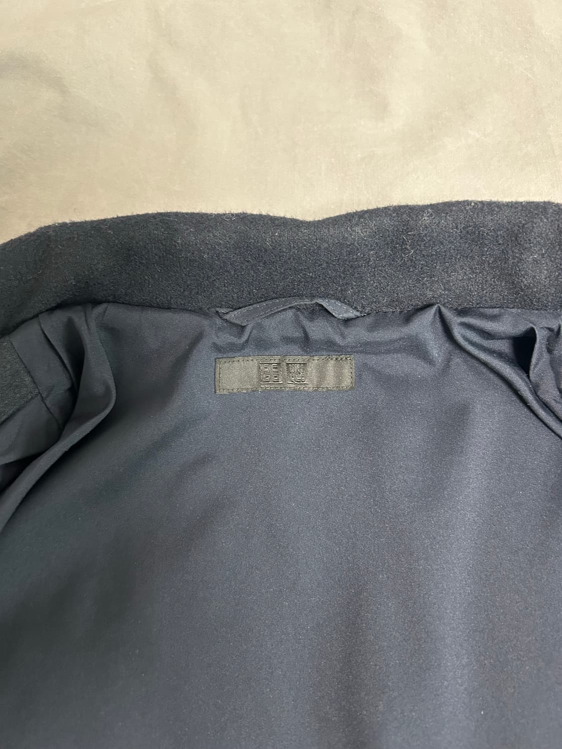 [M] 유니클로 네이비 모직 자켓 일본판 상품이미지4