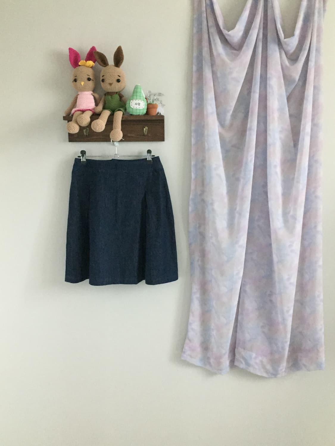 데님 면 스커트 상품이미지3