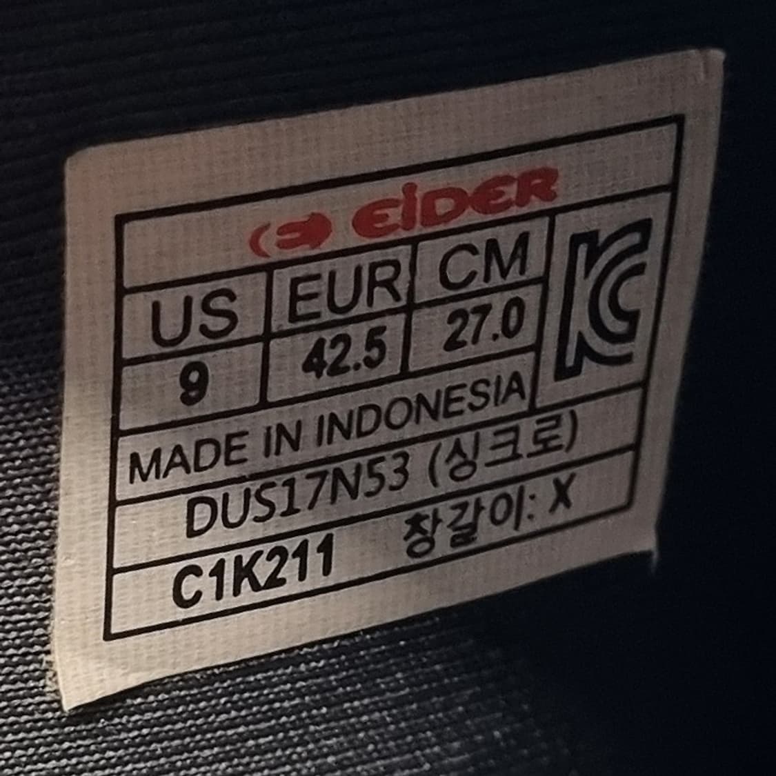 ooo 아이더 남성아쿠아슈즈 270 상품이미지6