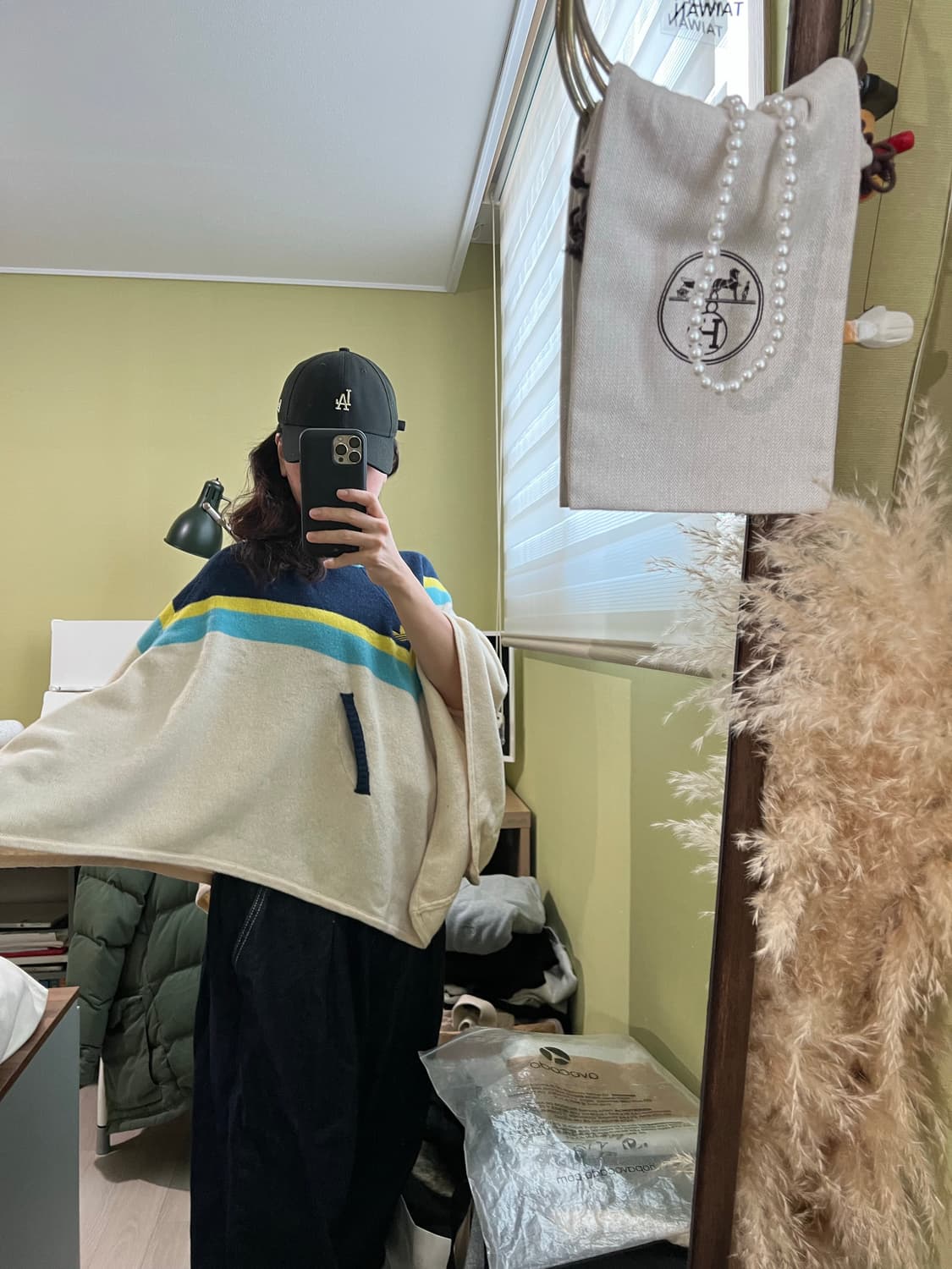 아디다스 니트 망토 정품   상품이미지7