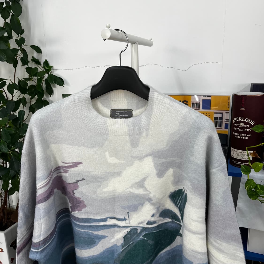 우마미즘 프린트 스웨터 L 상품이미지2