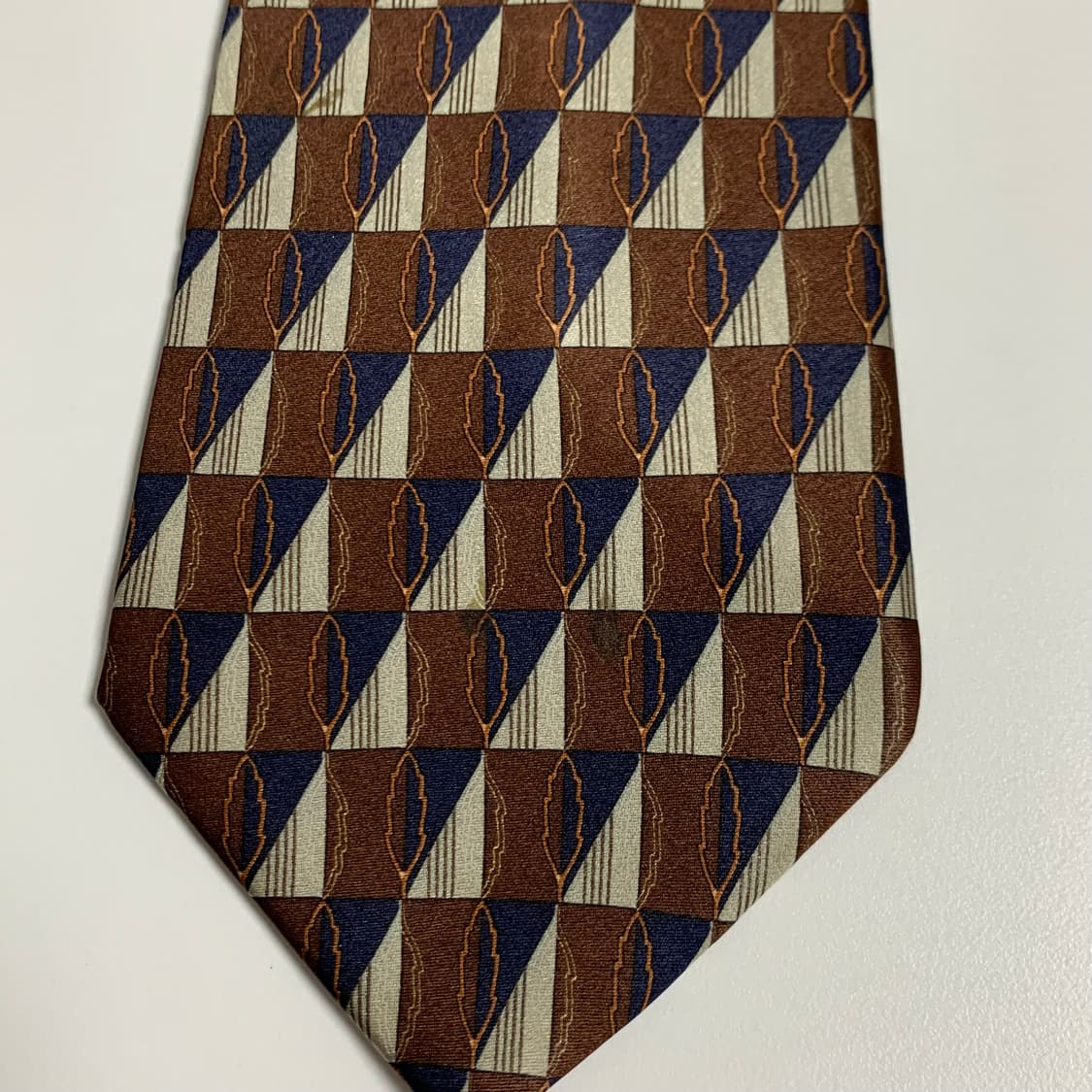 랑방(LANVIN) 명품넥타이 기하학적패턴 정장코디 A등급 상품이미지10