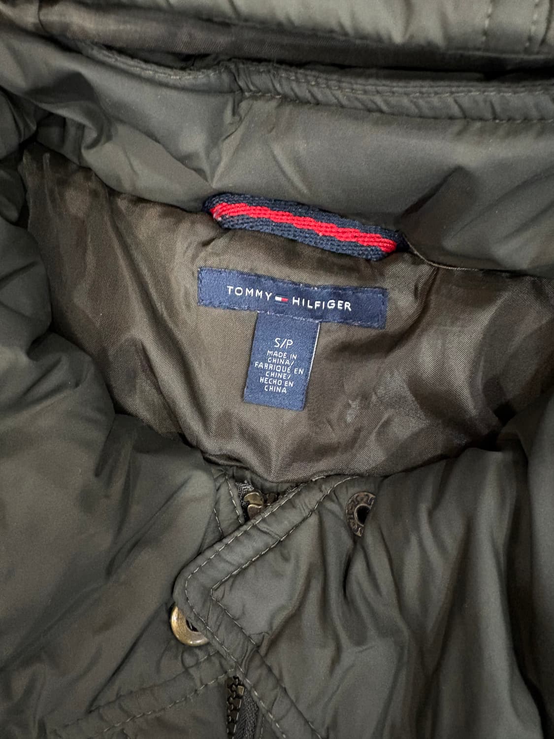 타미힐피거 롱패딩 카키 상품이미지2