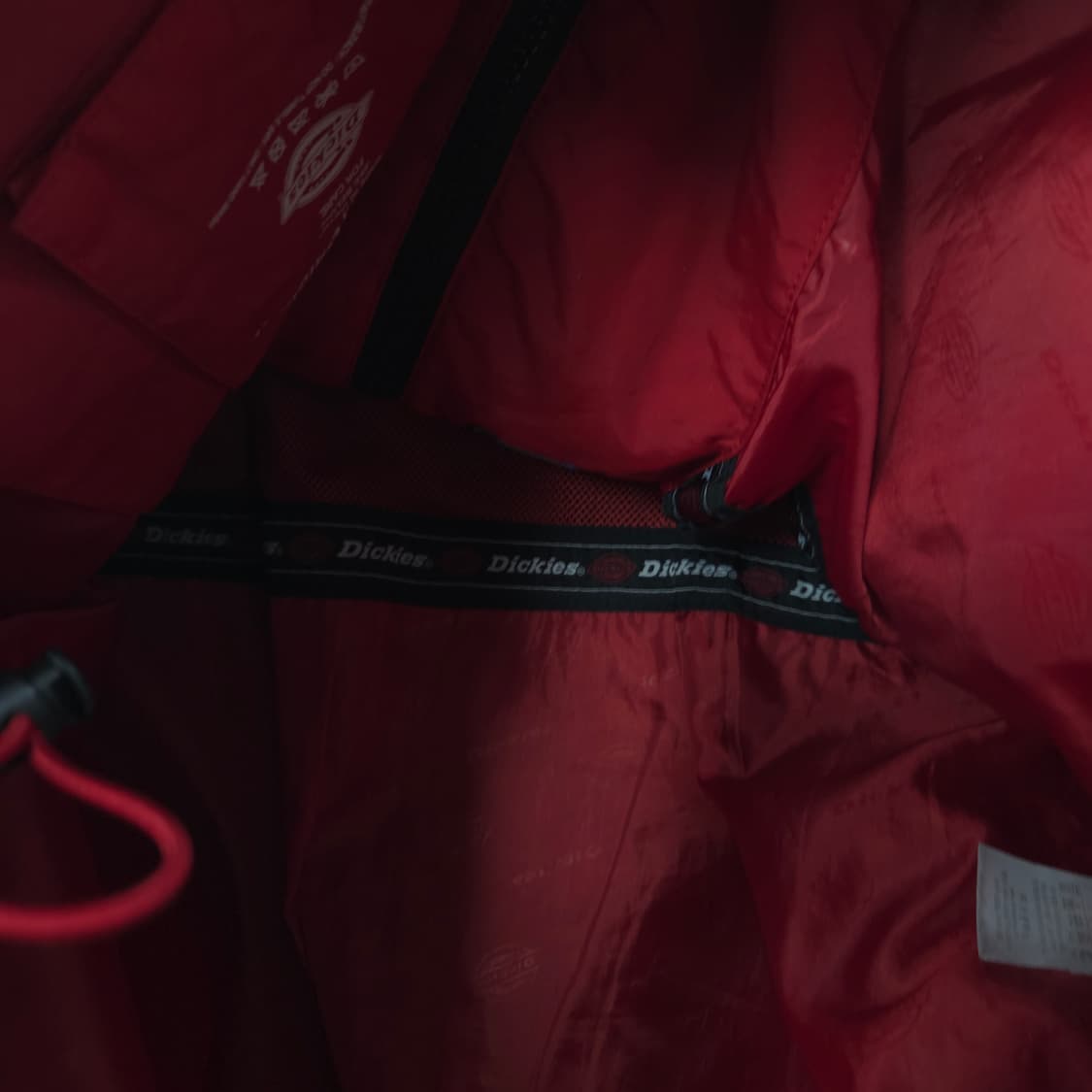 남L 디키즈 블랙 후드 자켓 바람막이 상품이미지5