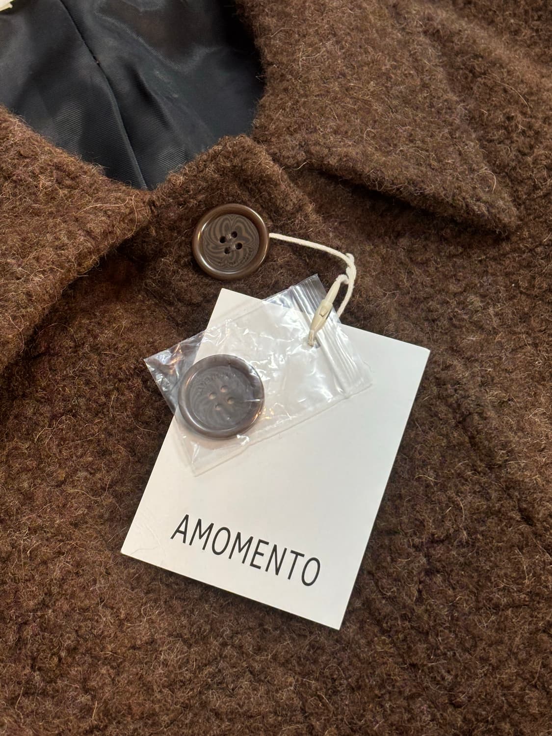 아모멘토 22fw 부클 레글런 코트   상품이미지7