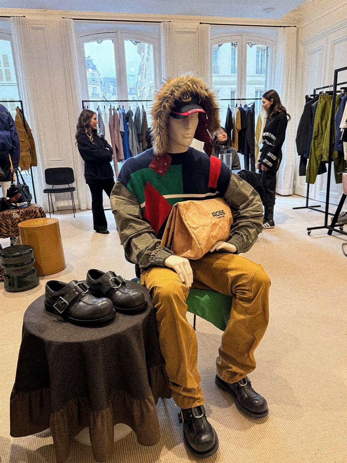 MARTINE ROSE FW25 PARKA CAP HOOD 상품이미지4