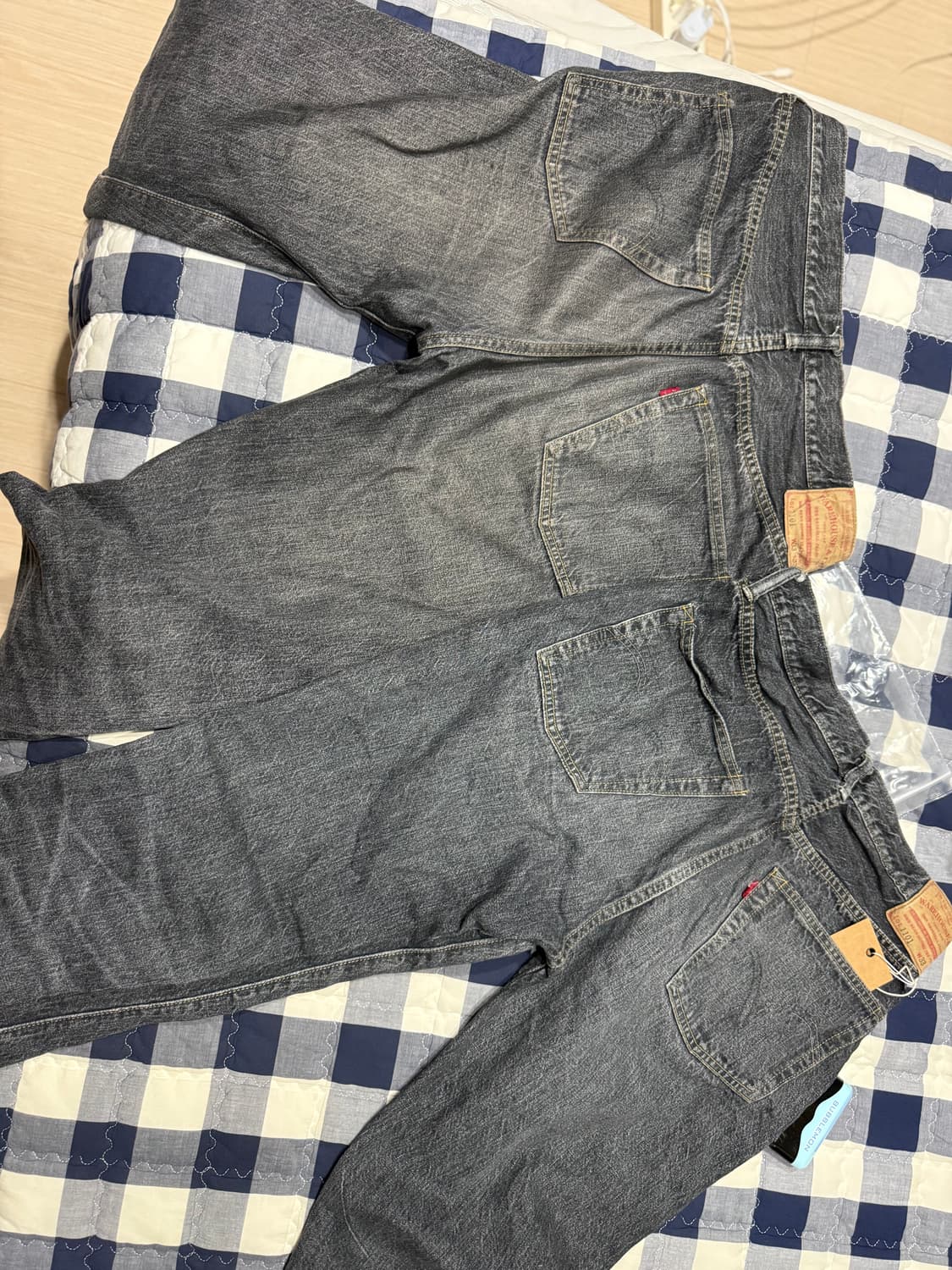 웨어하우스1101 USED WASH Black 상품이미지5