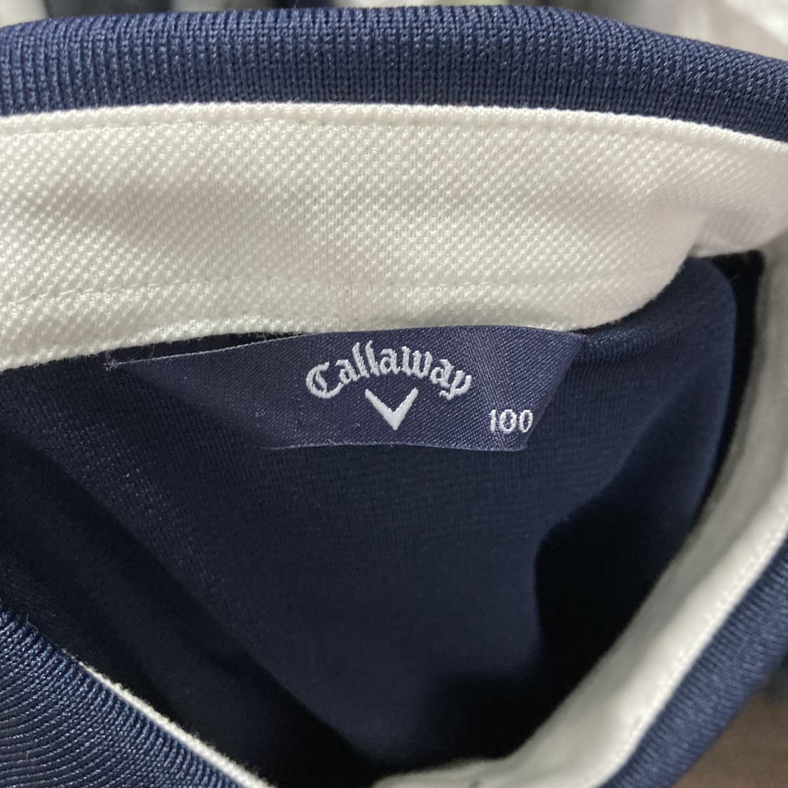 캘러웨이 여성골프카라반팔티셔츠 네이비 100  상품이미지4