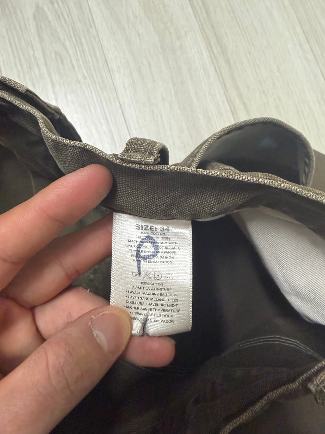 파타고니아 빈티지 카펜터 쇼츠 34 카키브라운 상품이미지4