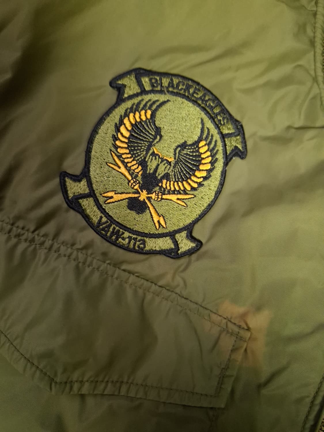 미해군 TYPE 밀리터리 항공자켓 상품이미지4