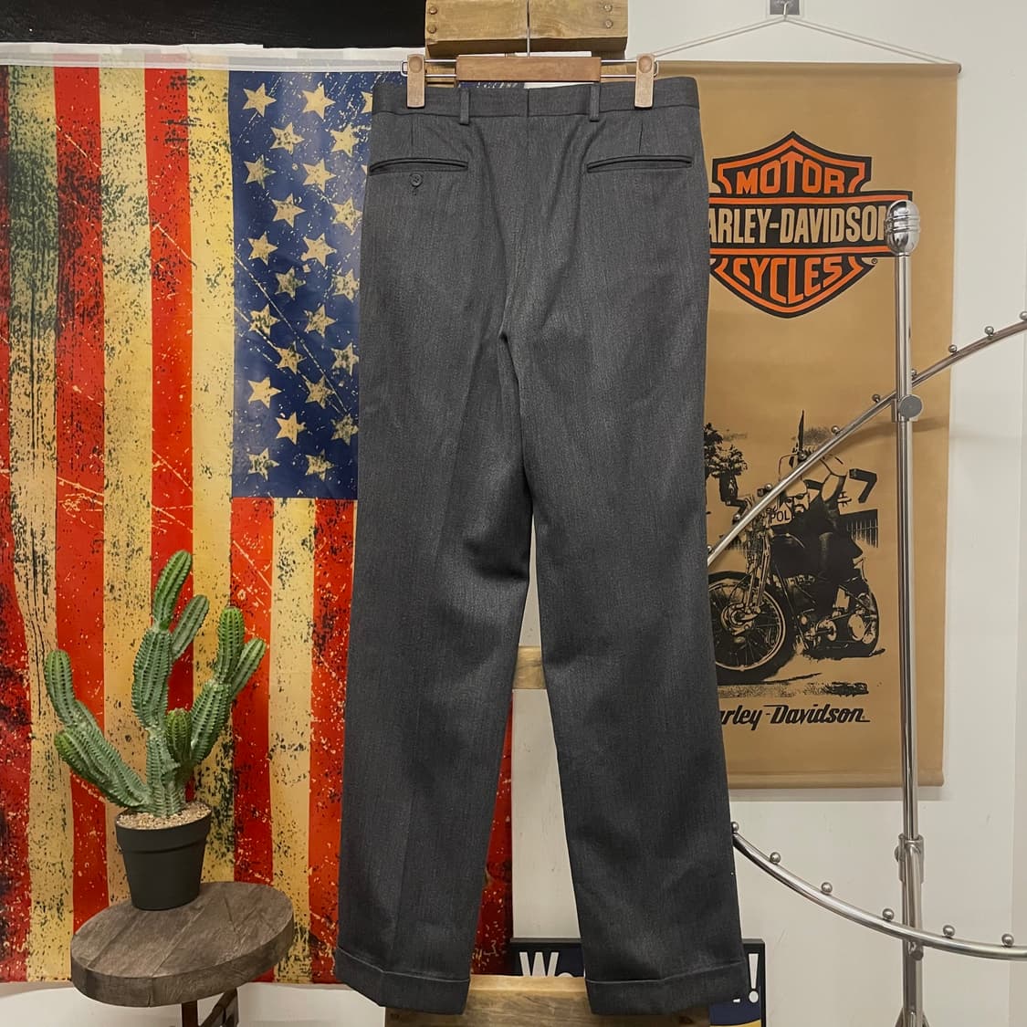 브룩스 브라더스 재팬라인 투턱 롤업 버튼 스트레이트 슬랙스 N301 상품이미지2