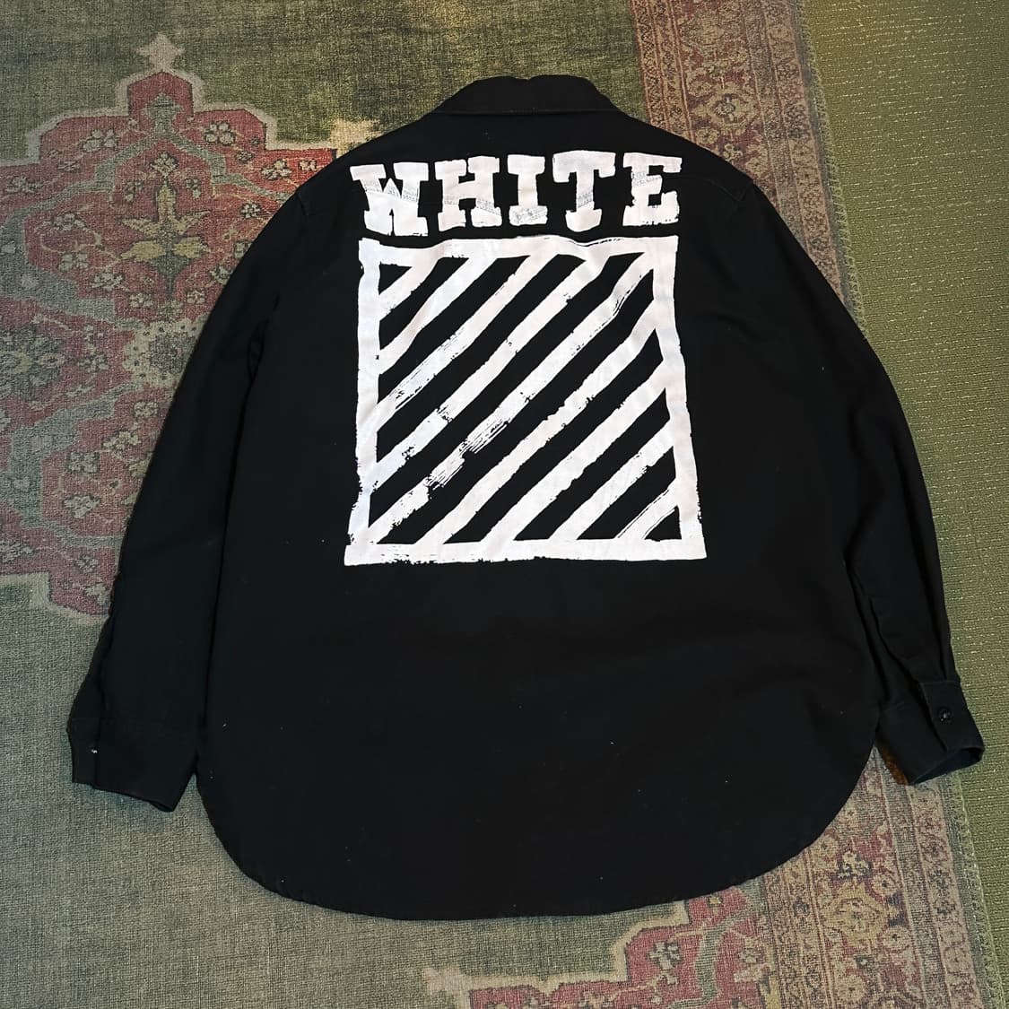 오프화이트 데님 셔츠 상품이미지1