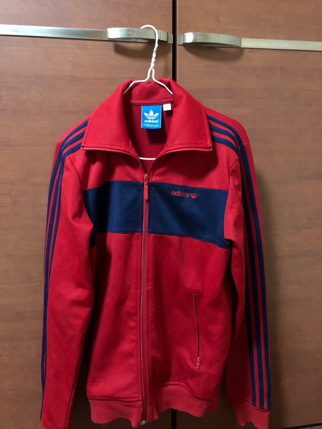 아디다스 빨강네이비 희귀 져지 트랙탑 상품이미지1