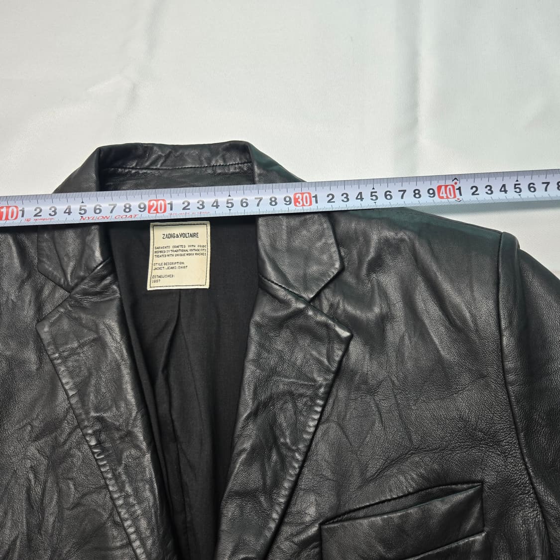 0189 쟈딕앤볼테르 양가죽 블레이저 자켓 xs 상품이미지6