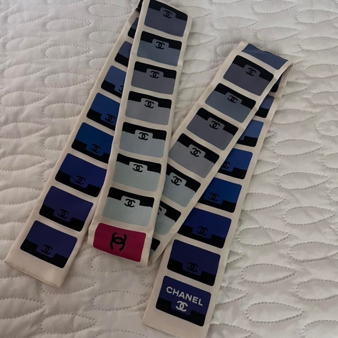 샤넬 클래식백 패턴 트윌리 상품이미지2