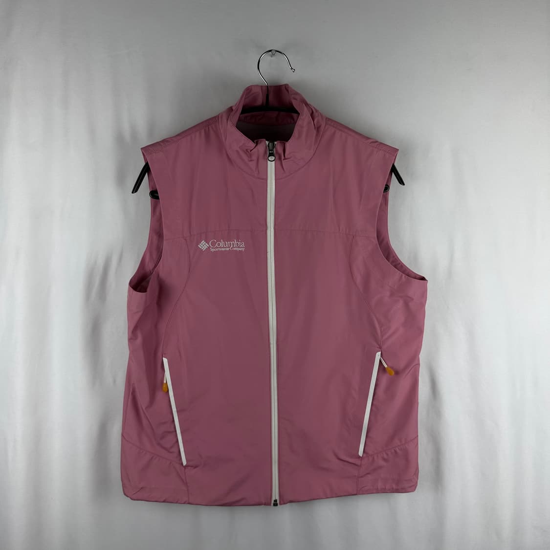 L) 컬럼비아 우먼스 바람막이 베스트 조끼 핑크 상품이미지2