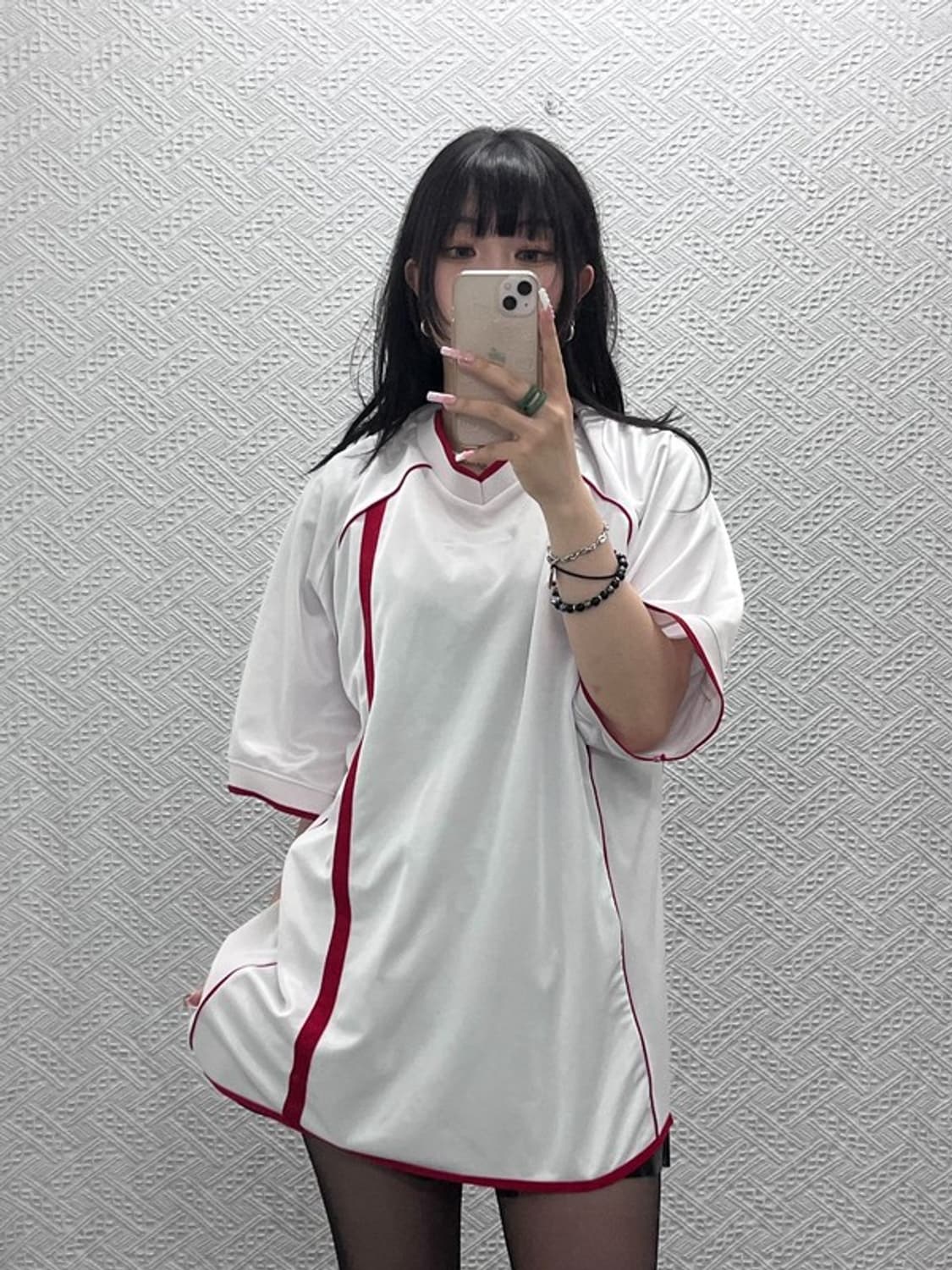 엄브로 올드스쿨 레트로 스포티 오버핏 져지 반팔티 XL C12312 상품이미지2