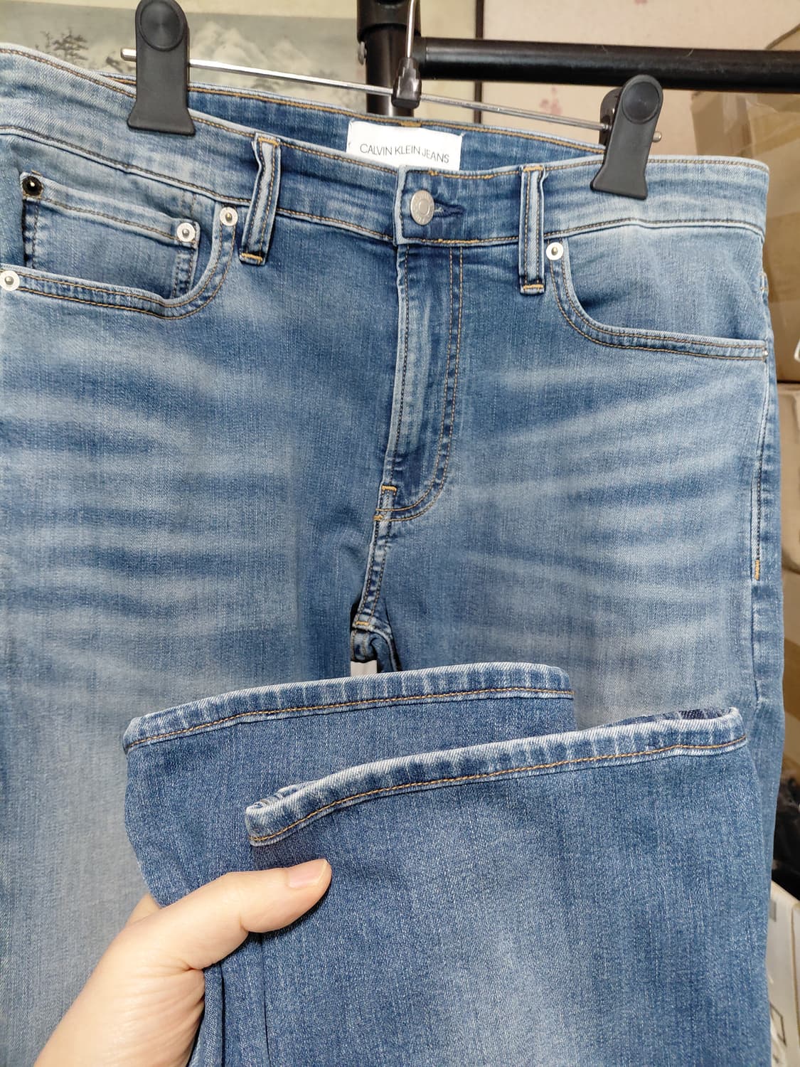 [캘빈클라인]슬림핏 CKJ026 데님 청바지 32사이즈  상품이미지6