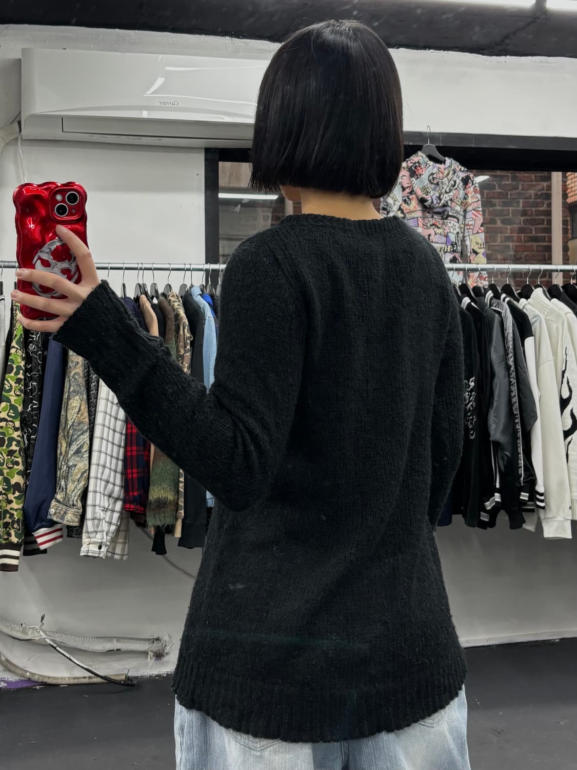 히스테릭 글래머 퍽베어 니트 상품이미지5