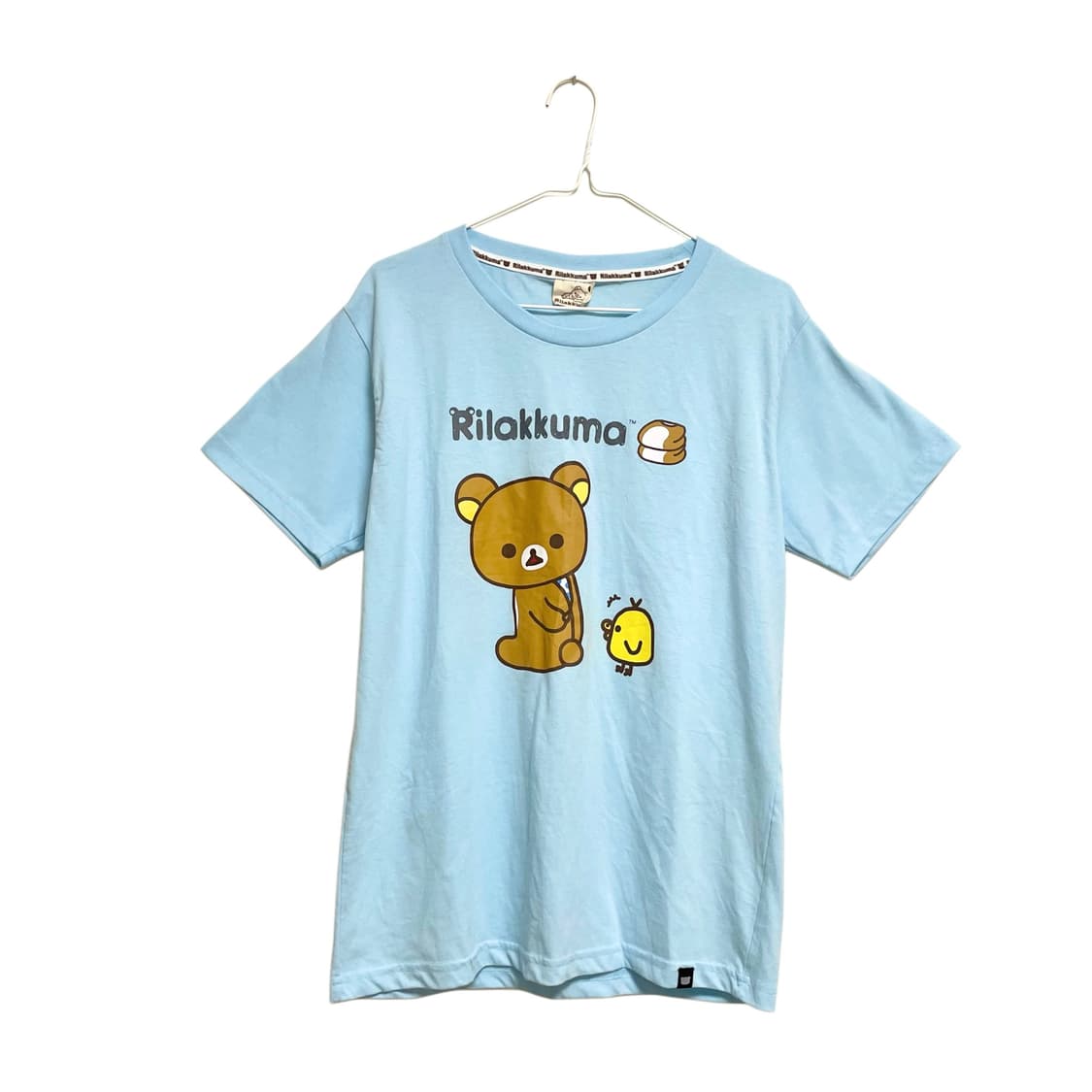 rilakkuma 리락쿠마 하늘색 박시티 리락쿠마티셔츠 산엑스 고전리락 상품이미지5