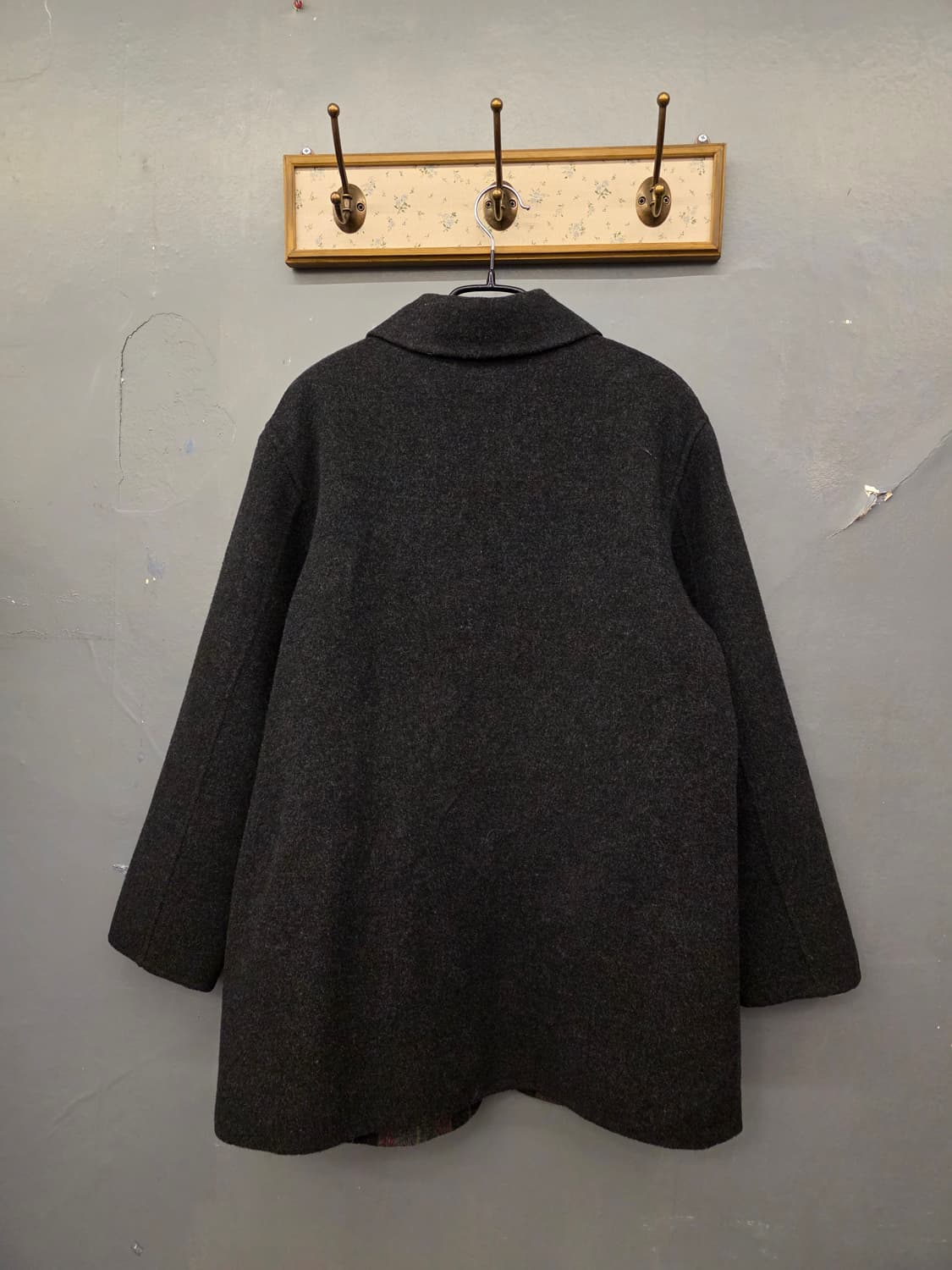 일본빈티지핸드매이드울코트 상품이미지5