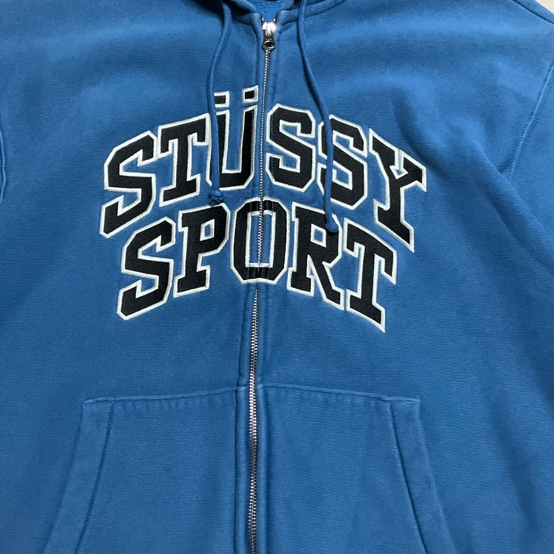 스투시 스포츠 집업 후드 M 상품이미지3